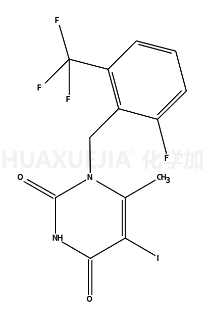 1-[2-氟-6-(三氟甲基)苄基]-5-碘-6-甲基嘧啶-2,4(1H,3H)-二酮