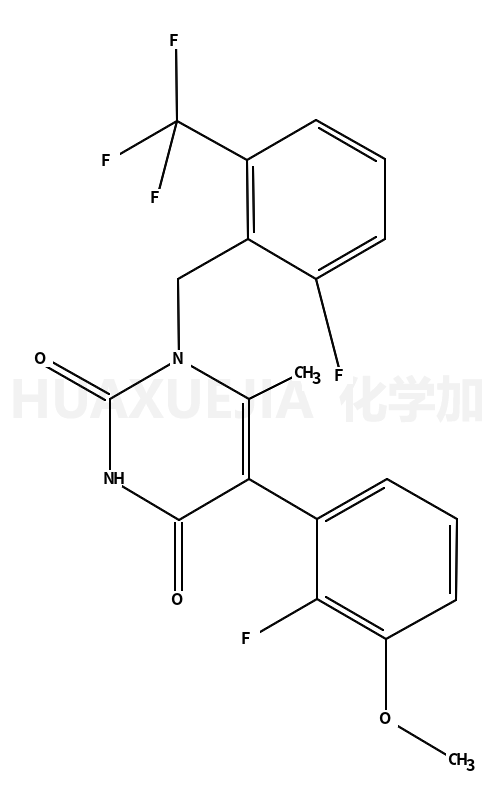 5-(2-氟-3-甲氧基苯基)-1-[[2-氟-6-(三氟甲基)苯基]甲基]-6-甲基-2,4(1H,3H)-嘧啶二酮