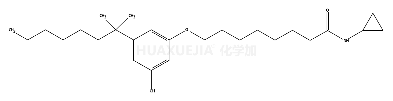 N-cyclopropyl-8-[3-hydroxy-5-(2-methylheptan-2-yl)phenoxy]octanamide
