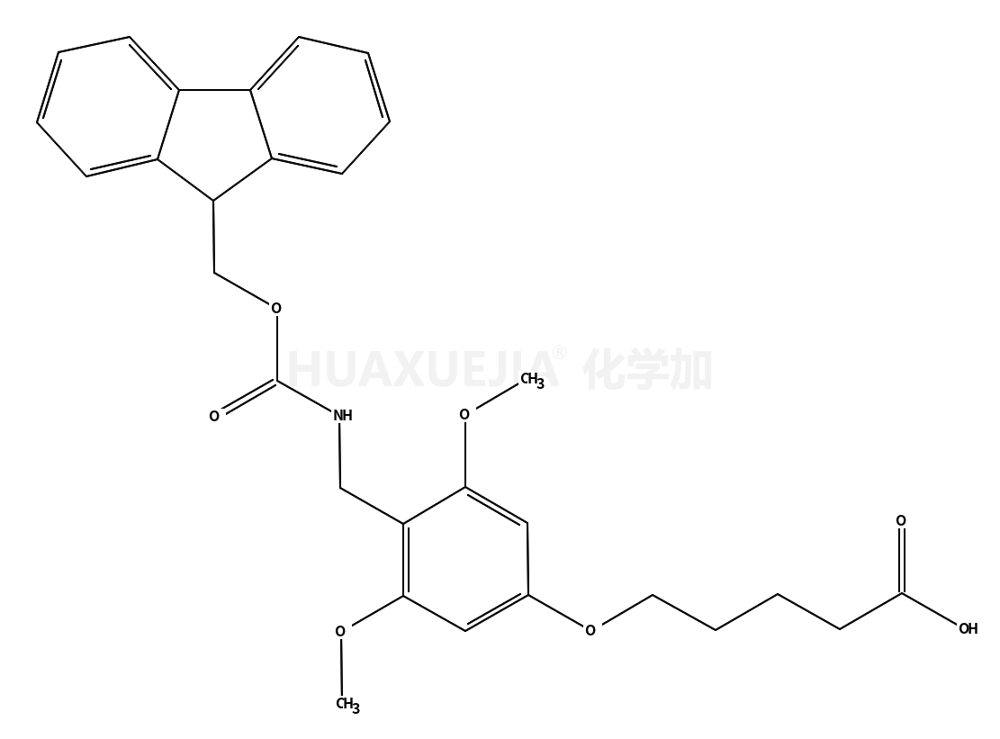 5-[4-[[[(9H-芴-9-基甲氧基)羰基]氨基]甲基]-3,5-二甲氧基苯氧基]戊酸