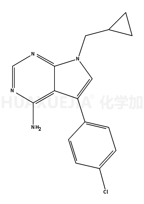 5-(4-chlorophenyl)-7-(cyclopropylmethyl)pyrrolo[2,3-d]pyrimidin-4-amine
