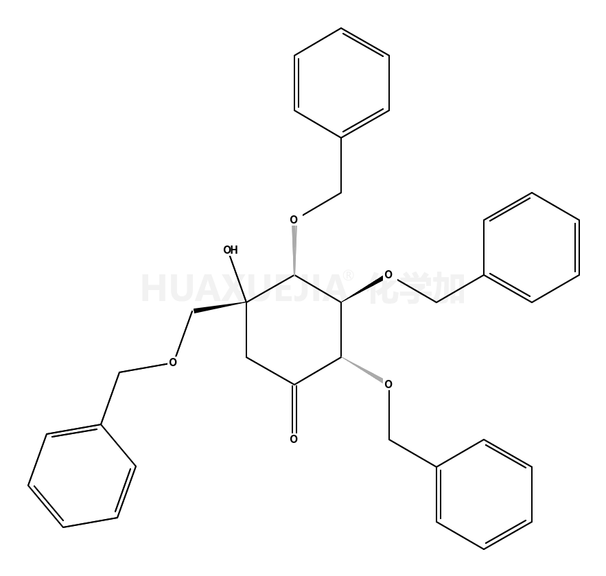 (2R,3S,4S,5S)-5-羟基-2,3,4-三(苄氧基)-5-[(苄氧基)甲基]-环己酮