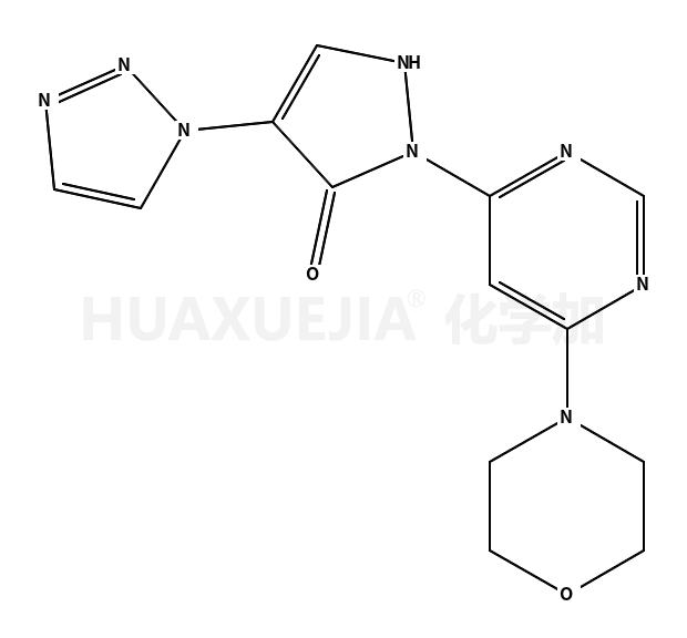 2-(6-morpholin-4-ylpyrimidin-4-yl)-4-(triazol-1-yl)-1H-pyrazol-3-one