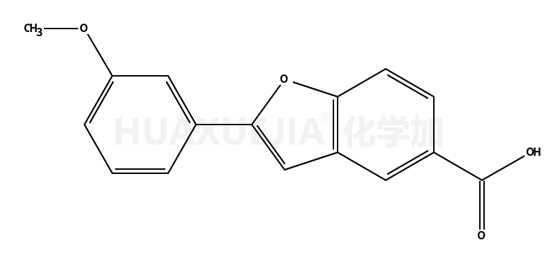 2-(3-methoxyphenyl)benzofuran-5-carboxylic acid