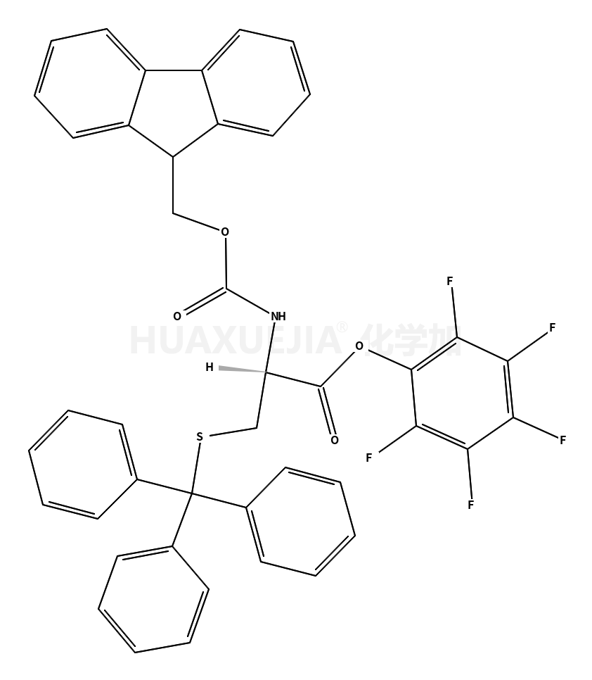 FMOC-S-三苯甲基-L-半胱氨酸五氟苯酯