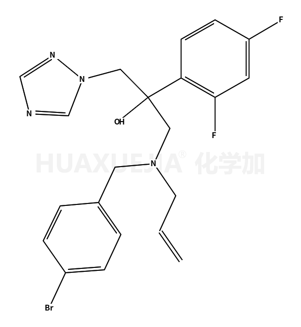 1-[(4-bromophenyl)methyl-prop-2-enylamino]-2-(2,4-difluorophenyl)-3-(1,2,4-triazol-1-yl)propan-2-ol