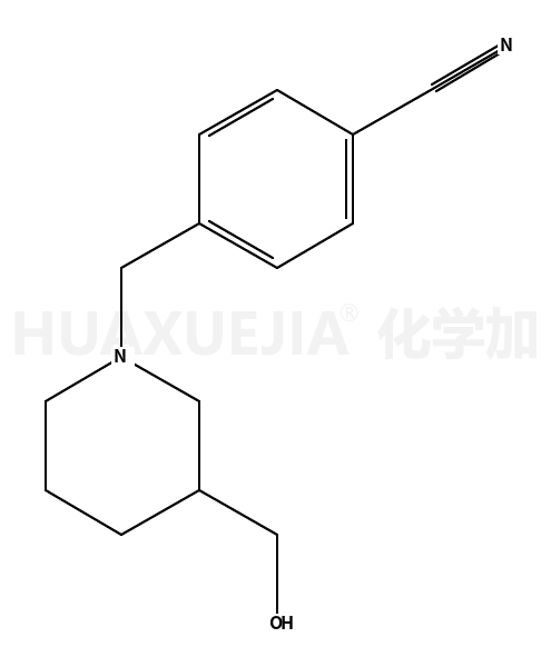 4-((3-(Hydroxymethyl)piperidin-1-yl)methyl)benzonitrile