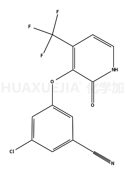 3-氯-5-[[2-氧代-4-(三氟甲基)-1,2-二氢吡啶-3-基]氧基]苯甲腈