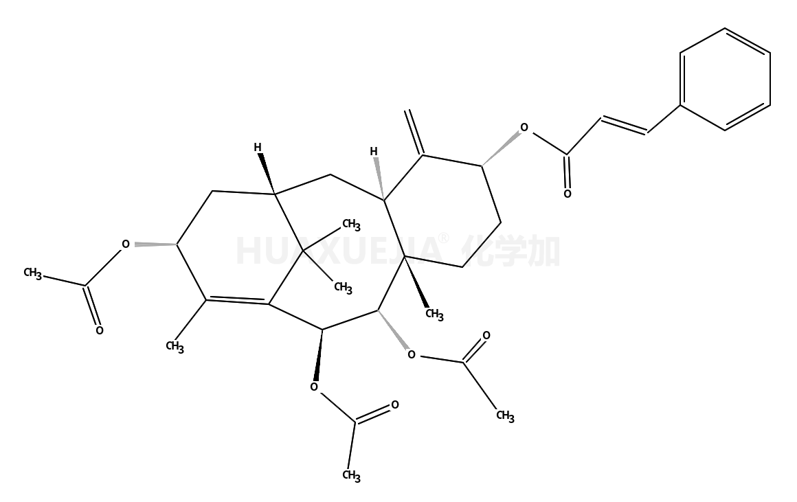 9alpha,10beta,13alpha-三乙酰氧基-5alpha-肉桂酰氧基紫杉-4(20),11-二烯