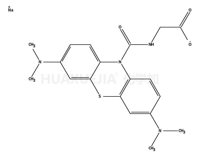 N-[[3,7-双(二甲基氨基)-10H-吩噻嗪-10-基]羰基]甘氨酸单钠盐