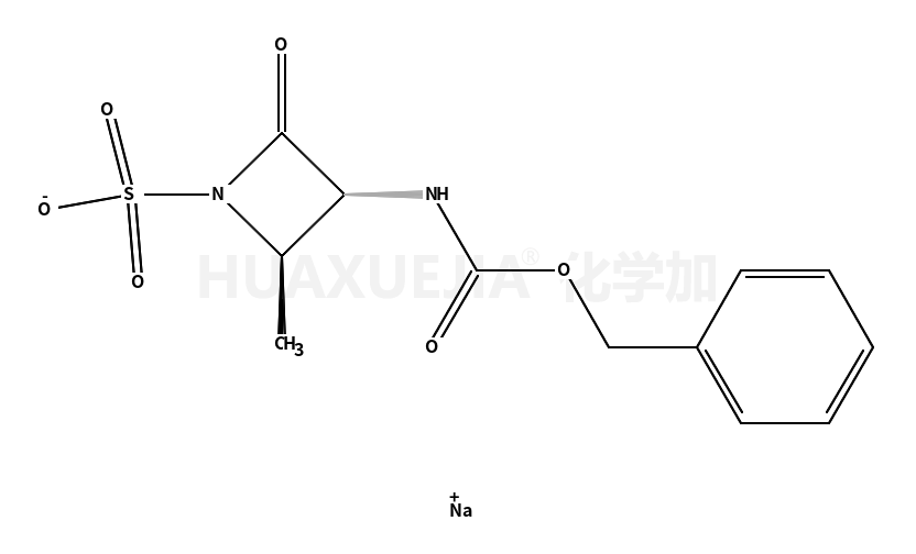 (2S-反式)-2-甲基-4-氧代-3-[[苄氧羰基]氨基]-1-吖丁啶磺酸单钠盐