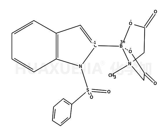 1-苯磺酰基-2-吲哚基硼酸甲基亚氨基二乙酸酯
