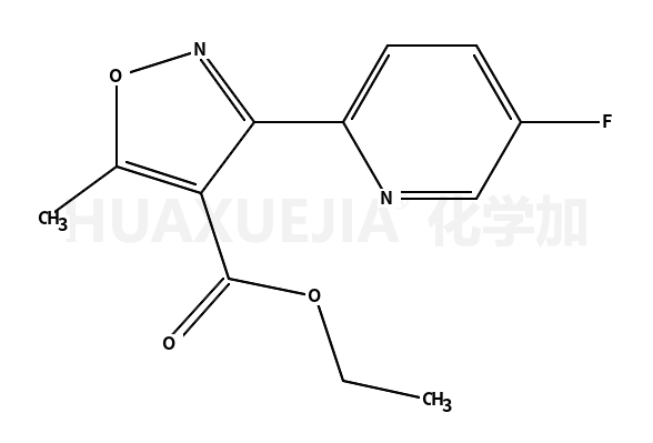 4-Isoxazolecarboxylic acid, 3-(5-fluoro-2-pyridinyl)-5-methyl-, ethyl ester