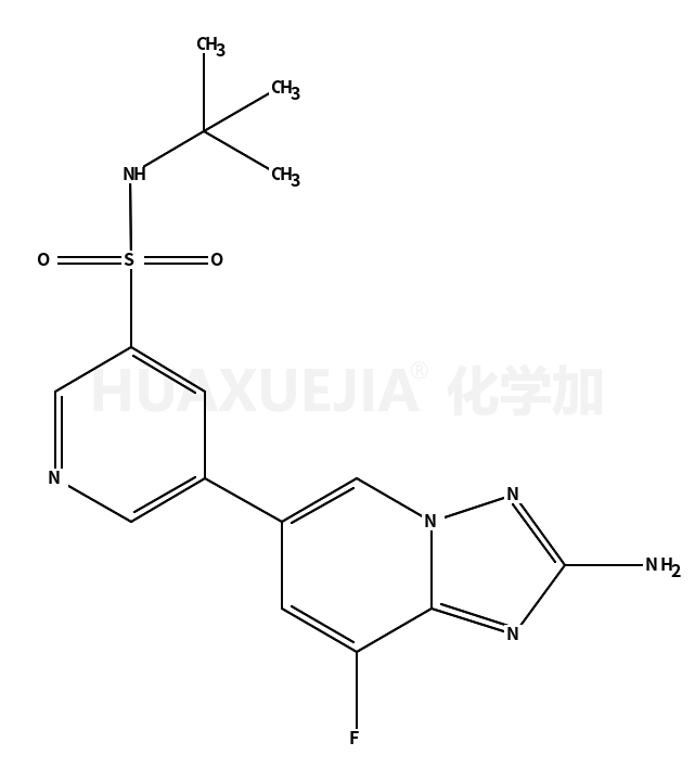 5-(2-氨基-8-氟[1,2,4]三唑并[1,5-A]吡啶-6-基)-N-(叔丁基)-3-吡啶磺酰胺