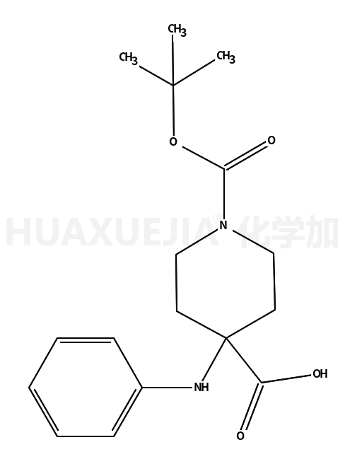 4-anilino-1-tert-butoxycarbonyl-piperidine-4-carboxylic acid