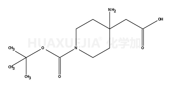 2-(4-氨基-1-(叔丁氧基羰基)哌啶-4-基)乙酸