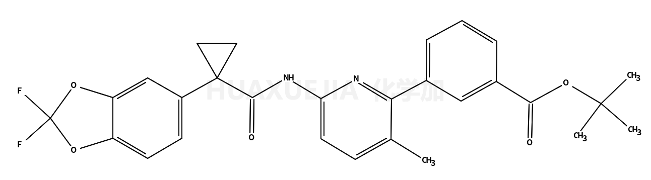 tert-butyl 3-(6-(1-(2,2-difluorobenzo[d][1,3]dioxol-5-yl)cyclopropanecarboxamido)-3-methylpyridin-2-yl)benzoate