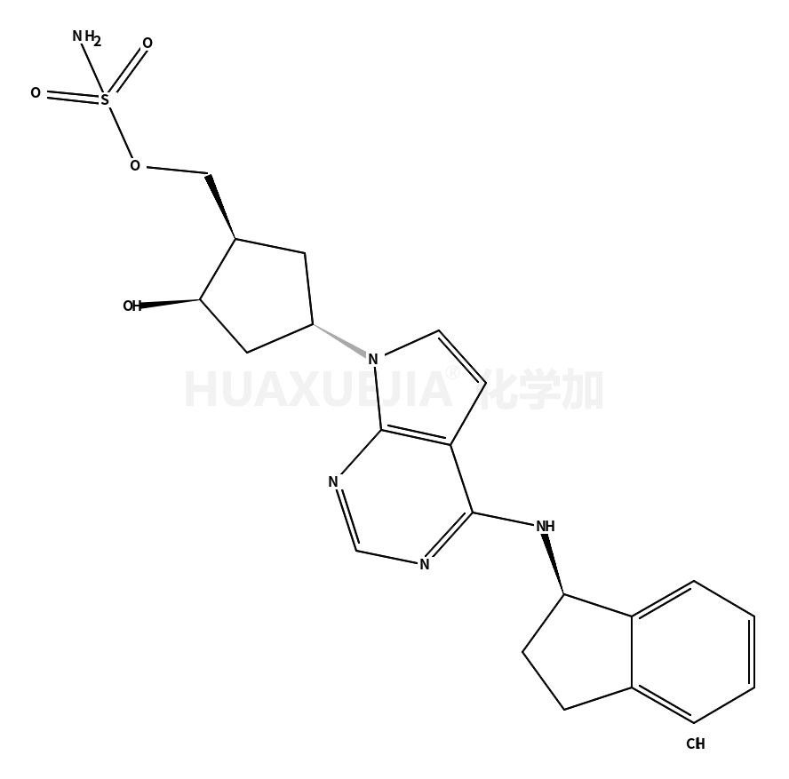 氨基磺酸 [(1S,2S,4R)-4-[4-[[(1S)-2,3-二氢-1H-茚-1-基]氨基]-7H-吡咯并[2,3-d]嘧啶-7-基]-2-羟基环戊基]甲基酯盐酸盐