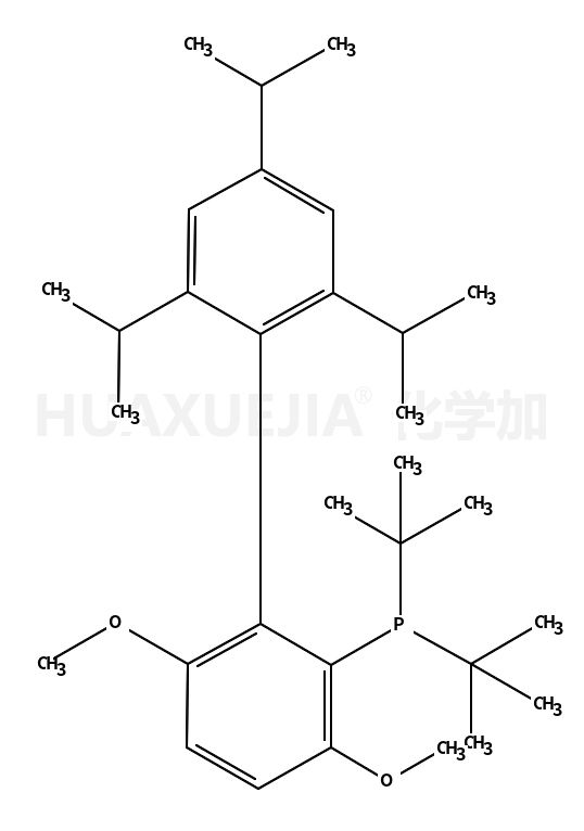 2-二叔丁基膦-2′,4′,6′-三異丙基-3,6-二甲氧基-1,1′-聯(lián)苯