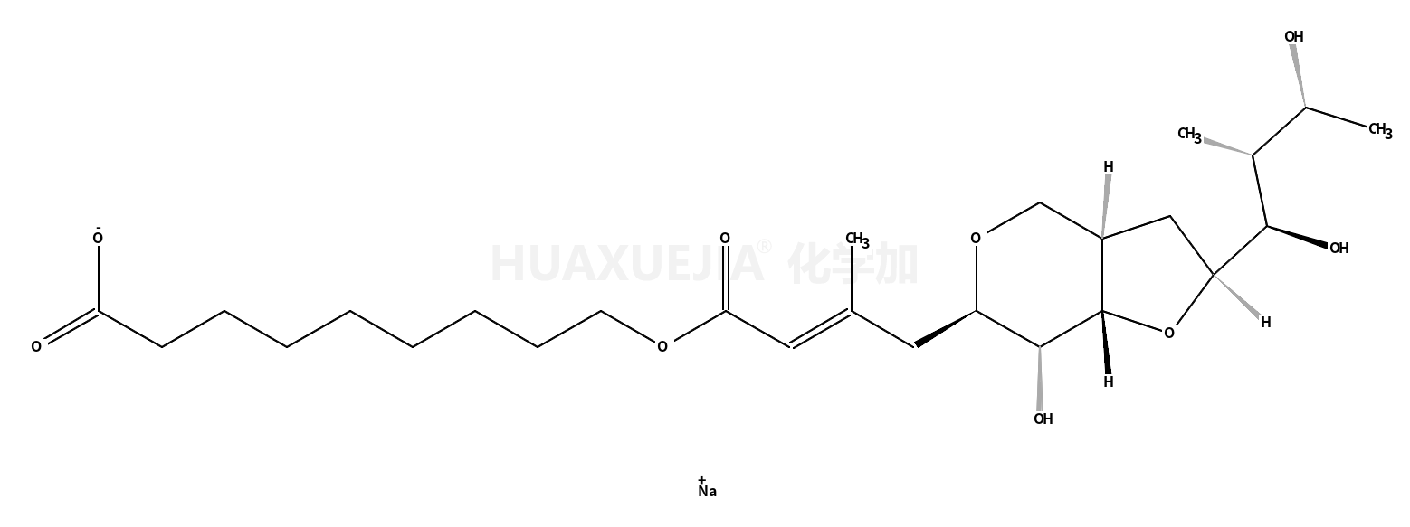 sodium,9-[(E)-4-[(2S,3aS,6S,7S,7aR)-2-[(2S,3S)-1,3-dihydroxy-2-methylbutyl]-7-hydroxy-3,3a,4,6,7,7a-hexahydro-2H-furo[3,2-c]pyran-6-yl]-3-methylbut-2-enoyl]oxynonanoate