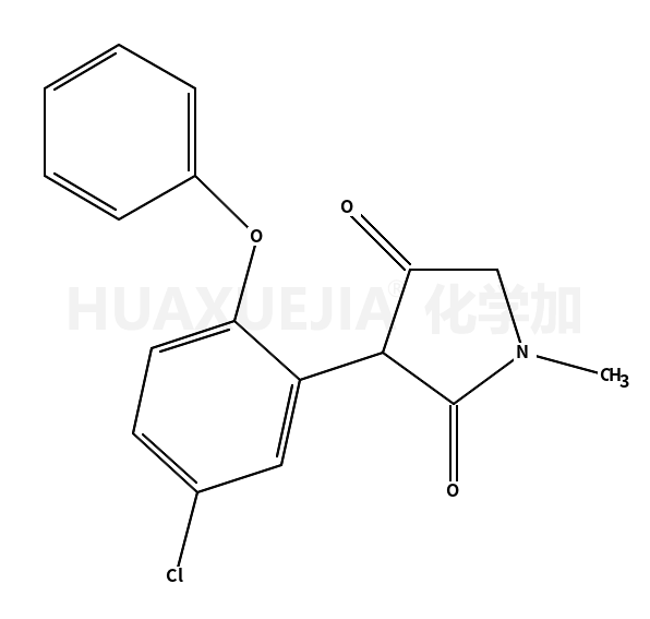 3-(5-氯-2-苯氧基苯基)-1-甲基-2,4-吡咯烷二酮