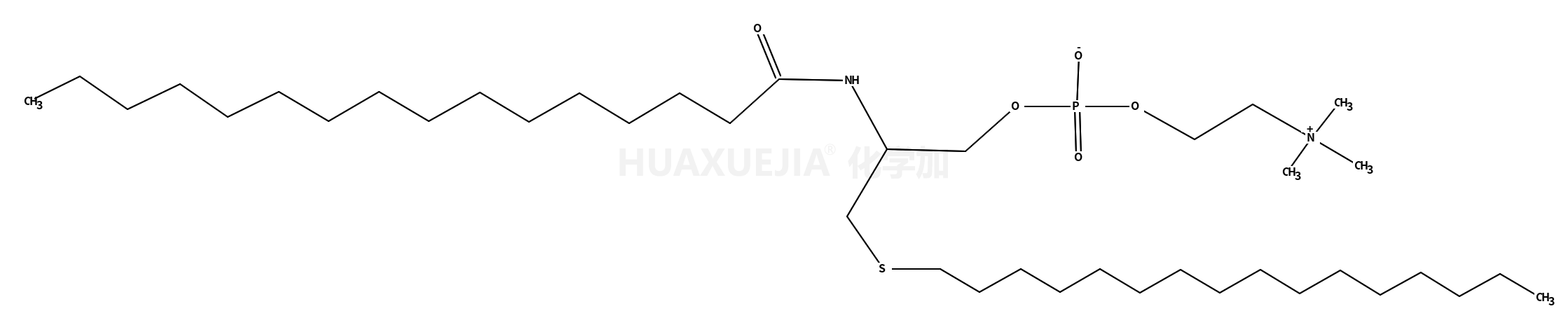 1-软脂基硫基-2-软脂酰基氨基-1,2-二脱氧基-sn-甘油-3-胆碱磷酸