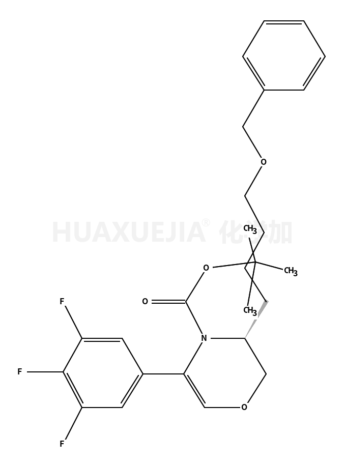 3-(4-(苄氧基)丁基)-5-(3,4,5-三氟苯基)-2H-1,4-噁嗪-4(3h)-羧酸叔丁酯