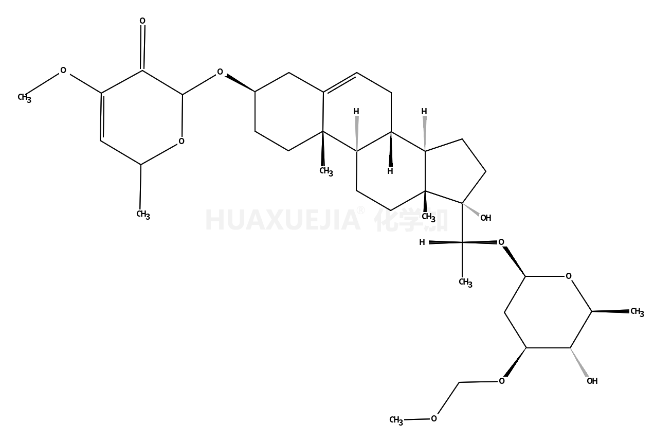 6-[[17-hydroxy-17-[1-[5-hydroxy-4-(methoxymethoxy)-6-methyloxan-2-yl]oxyethyl]-10,13-dimethyl-1,2,3,4,7,8,9,11,12,14,15,16-dodecahydrocyclopenta[a]phenanthren-3-yl]oxy]-4-methoxy-2-methyl-2H-pyran-5-one