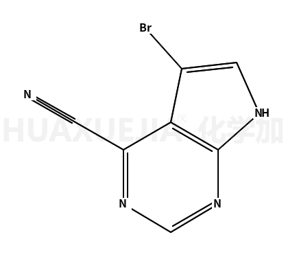 5-溴-7H-吡咯并[2,3-d]嘧啶-4-甲腈