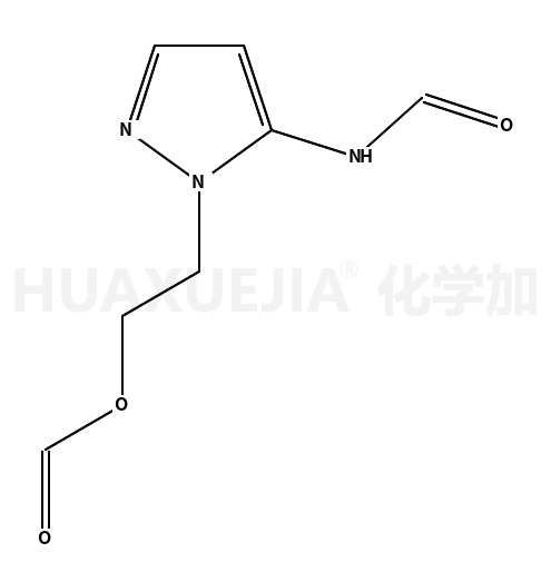 5-Formamido-1-[2-(formyloxy)ethyl]pyrazole