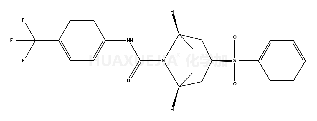 (3-内)-3-(苯磺酰基)-N-[4-(三氟甲基)苯基]-8-氮杂双环[3.2.1]辛烷-8-甲酰胺
