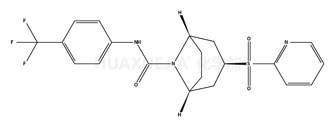 3-pyridin-2-ylsulfonyl-N-[4-(trifluoromethyl)phenyl]-8-azabicyclo[3.2.1]octane-8-carboxamide