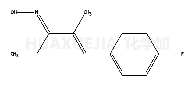 (1E,3E)-1-(4-氟苯基)-2-甲基-1-戊烯-3-酮肟