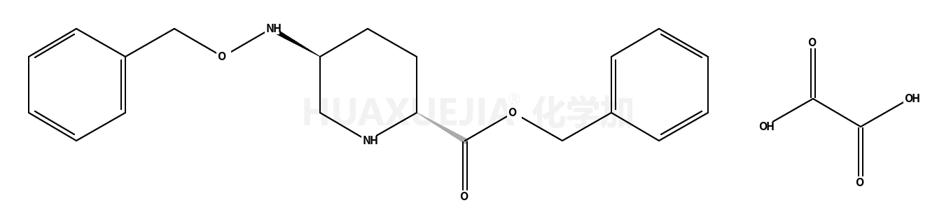 (2S,5R)-5-[(苯基甲氧基)氨基]-2-哌啶羧酸苯甲酯草酸盐