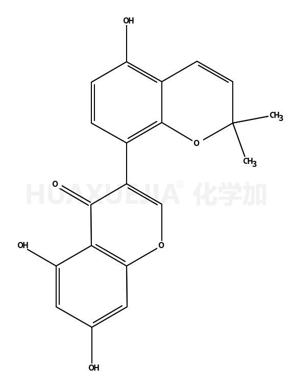 5,7-二羟基-3-[4-羟基-2-甲氧基-3-(3-甲基丁-2-烯-1-基)苯基]-2,3-二氢-4H-色烯-4-酮