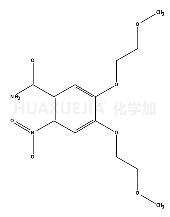 4,5-双(2-甲氧基乙氧基)-2-硝基苯甲酰胺