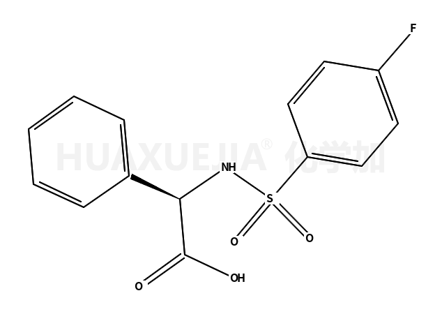 2-([(4-氟苯基)磺酰基]氨基)-2-苯乙酸