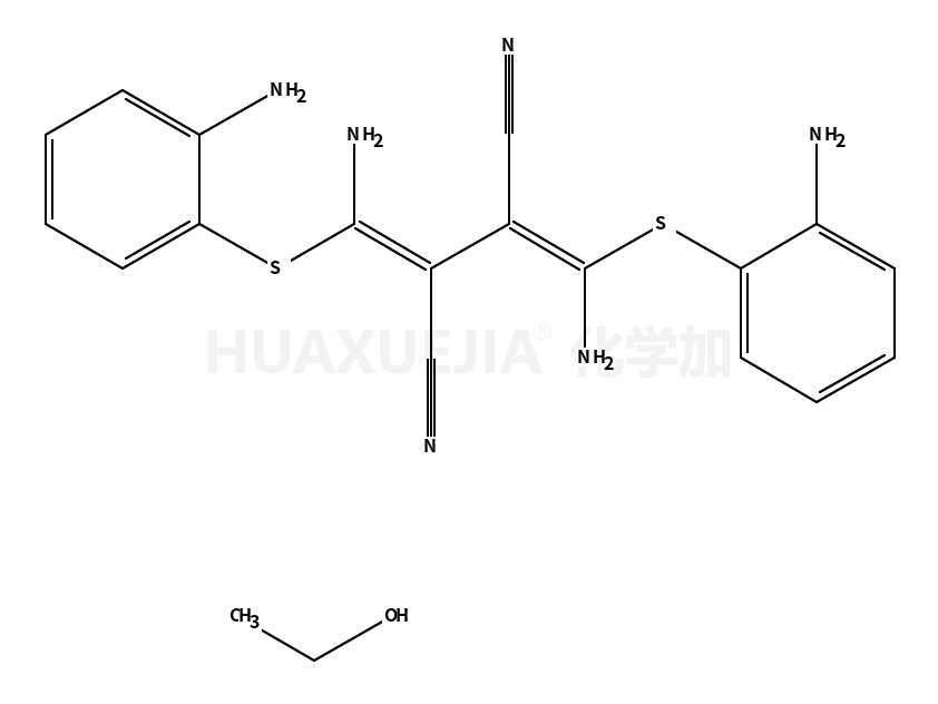 2,3-双[氨基[(2-氨基苯基)硫]亚甲基]丁二腈乙醇盐