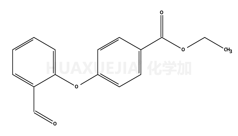 • Benzoic acid, 4-(2-formylphenoxy)-, ethyl ester