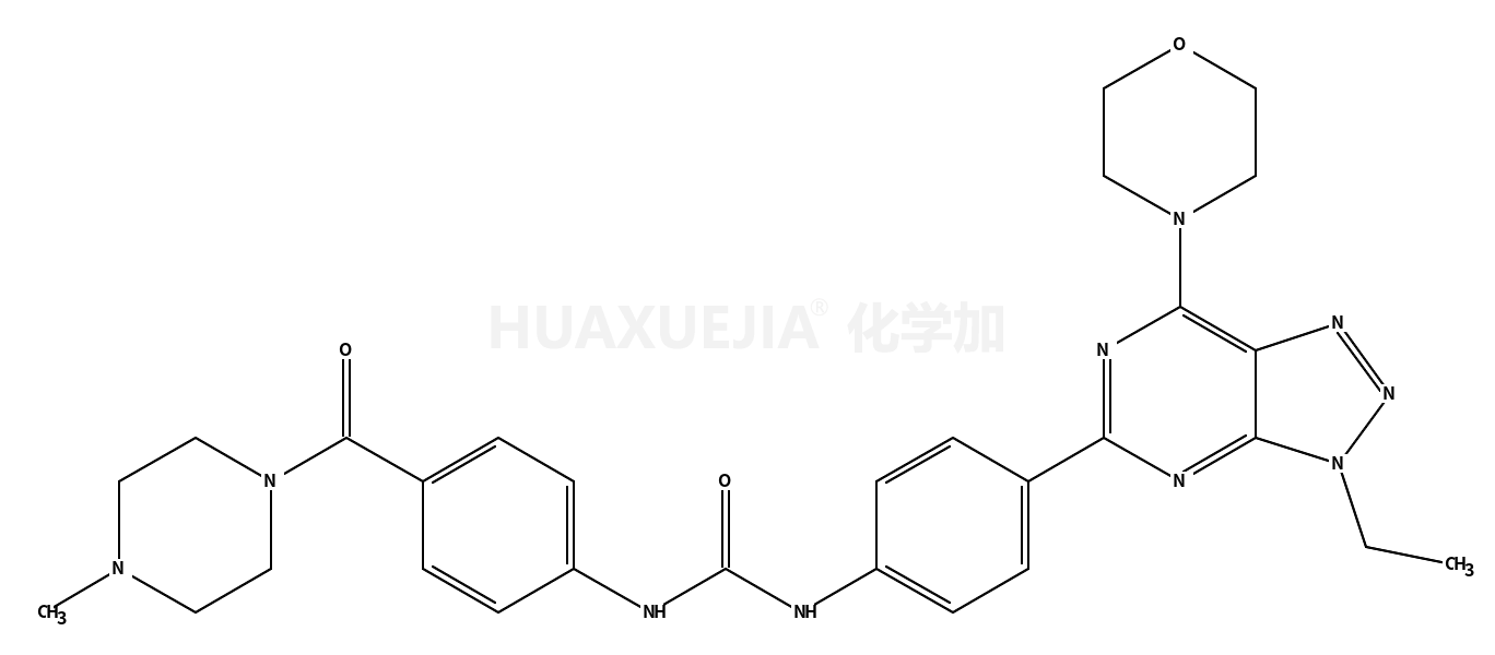 1-[4-(3-ethyl-7-morpholin-4-yltriazolo[4,5-d]pyrimidin-5-yl)phenyl]-3-[4-(4-methylpiperazine-1-carbonyl)phenyl]urea