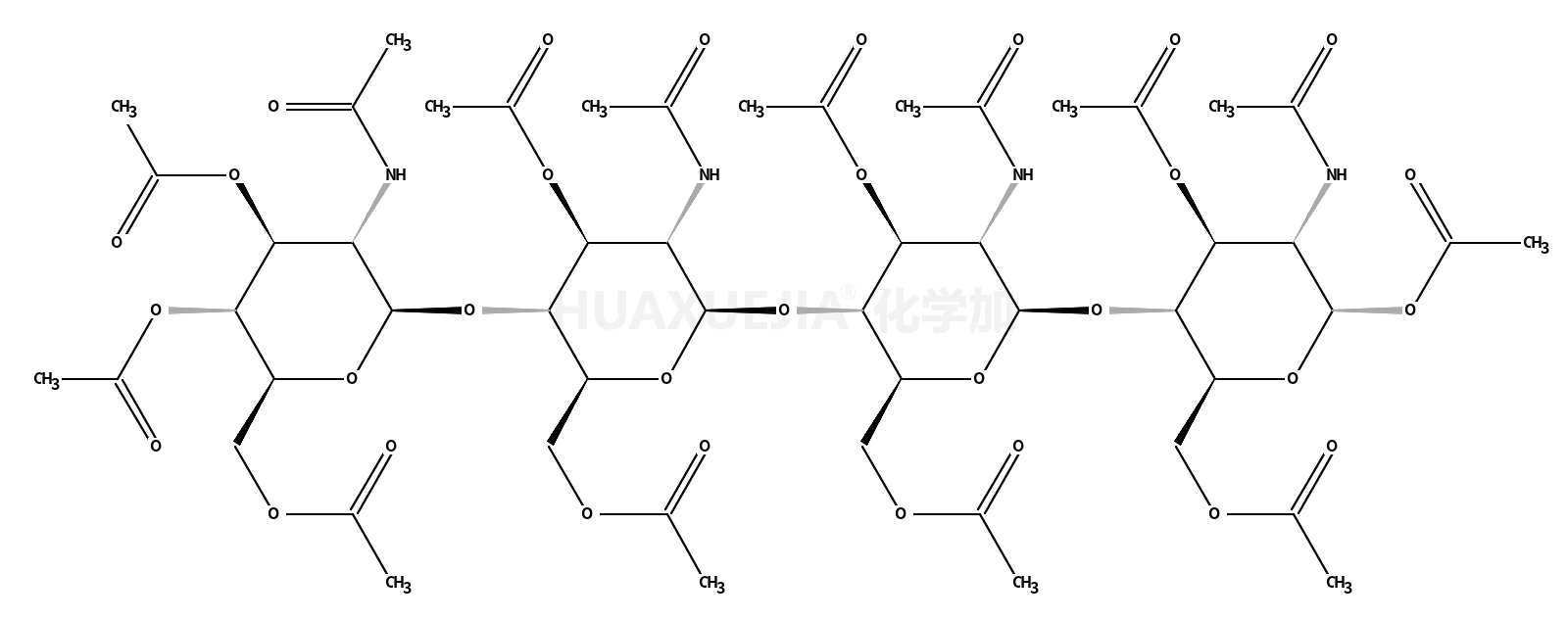 全乙酰化的壳四糖