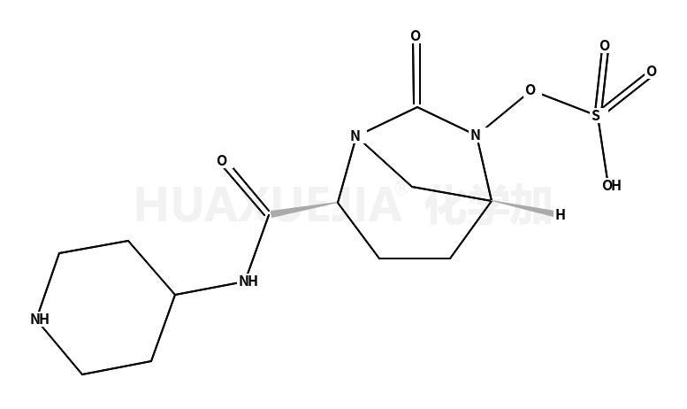硫酸单[(1R,2S,5R)-7-氧代-2-[(4-哌啶基氨基)羰基]-1,6-二氮杂双环[3.2.1]辛-6-基]酯