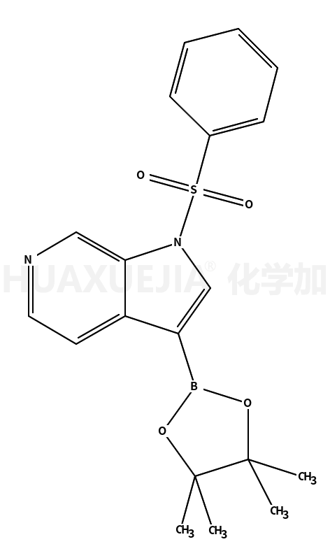 1-(苯基磺酰基)-3-(4,4,5,5-四甲基-1,3,2-二噁硼烷-2-基)-1H-吡咯并[2,3-c]吡啶