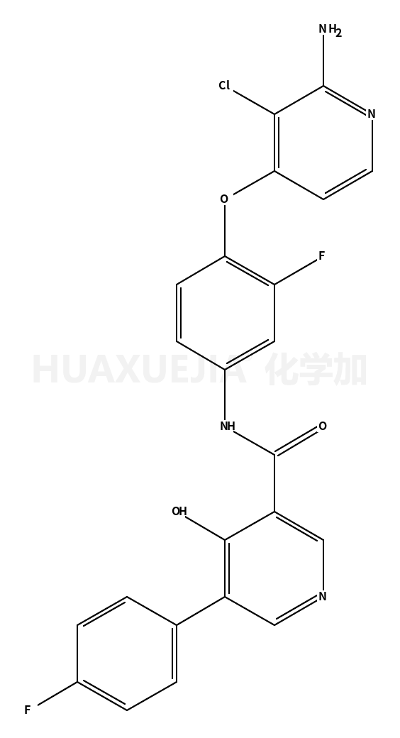 N-[4-[(2-氨基-3-氯-4-吡啶)氧基]-3-氟苯基]-5-(4-氟苯基)-1,4-二氢-4-氧代-3-吡啶羧酰胺