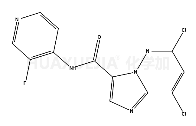 6,8-二氯-n-(3-氟吡啶-4-基)咪唑并[1,2-b]吡嗪-3-羧酰胺