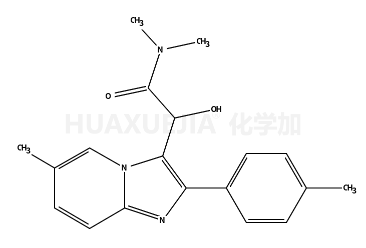 6-甲基-N,N-二甲基-2-(4-甲基苯基)-2-羟基咪唑并1,2-alpha吡啶-3-乙酰胺