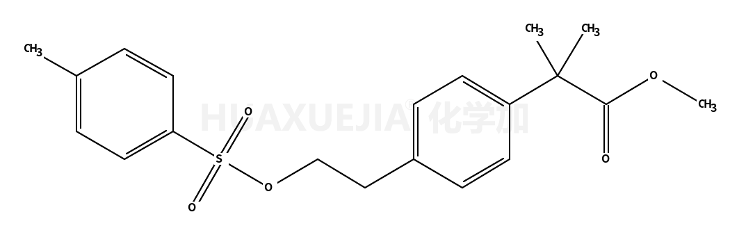 比拉斯汀中间体2
甲基-2-甲基-2-(4-2-对甲苯磺酰氧基乙基苯基异丙酯