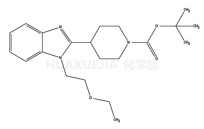 tert-butyl 4-(1-(2-ethoxyethyl)-1H-benzo[d]imidazol-2-yl)piperidine-1-carboxylate