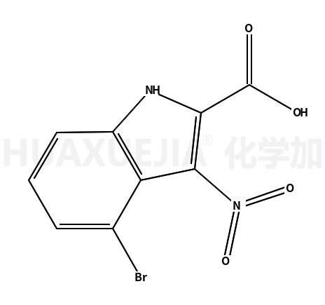 4-Bromo-3-nitro-1H-indole-2-carboxylic acid