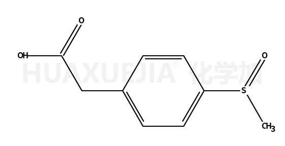 Benzeneacetic acid, 4-(methylsulfinyl)-